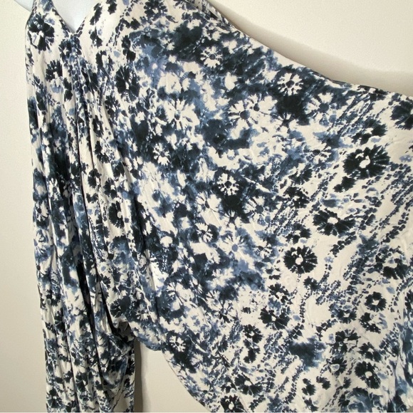Japna Blue Tie Dye Wide Leg Jumpsuit - Picture 8 of 11